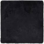 vidaXL Teppich Shaggy Hochflor NAVARRA Schwarz 160x160 cm Polyester