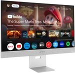 ASUS ZenScreen Smart MS27UC - 27Zoll 4K UHD Monitor - GoogleTV, 5-Watt Speaker,