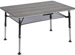 BRUNNER Campingtisch Klapptisch ELU NG 120 Koffer Tisch H&ouml;henverstellbar Alu