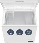 SCHOEPF &ndash; GT200S Gefriertruhe 199 L &ndash; Wei&szlig; &ndash; 83,5 x 82,3 x 55,6 cm &ndash;