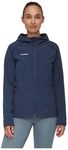 Mammut Damen Madris Light ML Kapuzenjacke, Marin, XS