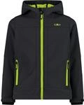 CMP Kid Jacket FIX Hood Antracite-Acido - 176