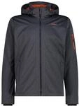 CMP Herren Softshelljacke mit Kapuze anthrazit (201), 54
