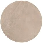 vidaXL Teppich, Wohnzimmerteppich Kurzflor Weich Waschbar, Moderner Teppich Rund f&uuml;r