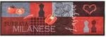 vidaXL K&uuml;chenbodenmatte Waschbar Tomaten 60x180 cm
