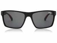 Superdry Superdy Kobe 104 Sonnenbrille, Kunststoff, Mattschwarz, matte black,...