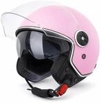 VINZ Tobia Jethelm mit Doppelvisier | Roller Helm mit Sonnenblende | In Gr. XS-XXL 