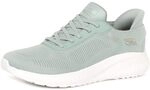Skechers Damen Bobs Squad Chaos Current MuseSneaker, Sage Textile, 38.5 EU