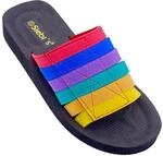 Siebi's Badeschuhe Damen - Beach Klett - Badepantolette Frauen komfortabel und leicht