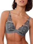 Triumph Damen Sensual Spotlight WP Bra, Pebble Grey, 70D