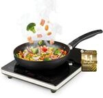 Sommertal Induktionskochfeld 1 Platte 2000W - Super Slim Design, tragbar, bis...