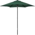 Outsunny Sonnenschirm &Oslash;196 cm, sechseckig Balkonschirm Strandschirm windfest stabil