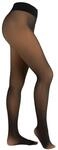 Camano Women Thermo Warm & Transparent Tights, 120DEN, 1er Pack, transparent