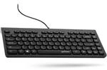 MANHATTAN Slim USB Mini-Tastatur 1.5m Kabel schwarz