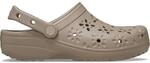 Crocs Classic Floral Cut-Out Clog 42-43 EU Taupe