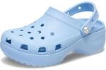 Crocs Klassischer Plateau-Clog W Damen-Clog, Blauer Calcit, 41/42 EU