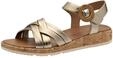 Tamaris Sandalette Damen Bequem metallic,EU 40