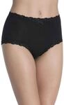 Nina von C. Damen-Taillenslip 3er-Pack Modal schwarz Gr&ouml;&szlig;e 38