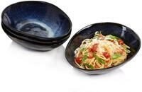 S&auml;nger | Pastateller Tokio 4 tlg, Spaghetti Teller 4 Personen, Steingut Geschirr Set