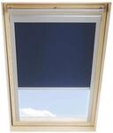 Dachfenster Verdunkelungsrollo kompatibel mit VELUX, Dunkelblau, f&uuml;r S06