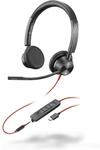 Poly Headset Blackwire C3325-M Stereo USB-C/A & 3,5 mm Teams