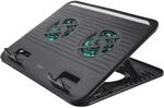 Trust Cyclone Laptop-K&uuml;hler St&auml;nder f&uuml;r 16 Zoll Laptops, 8 Verstellbare Stufen,