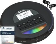 KLIM Nomad CD Player Bluetooth &ndash; Tragbarer Discman mit langlebigem Akku &ndash;