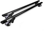 Owen 5.0 L Auto Dachtr&auml;ger f&uuml;r offene Reling 135cm Schwarz | Gepr&uuml;ft nach DIN