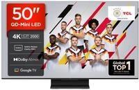 TCL 50C7K 50 Zoll QD-Mini LED Fernseher, 4K HDR Premium 2000, Smart Google TV mit