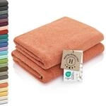 ZOLLNER 2er Set Duscht&uuml;cher - weiche und saugstarke Handt&uuml;cher - waschbar bis 95&deg;C