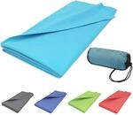 ZOLLNER Strandtuch aus Mikrofaser - leichtes und saugstarkes Handtuch in 90x180 cm -