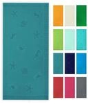 ZOLLNER Strandtuch - hautfreundliches und saugstarkes Handtuch in 100x200 cm -