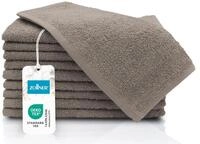 ZOLLNER 10er Set G&auml;stehandt&uuml;cher - kleine und Flauschige Handt&uuml;cher in 30x50 cm -