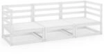 vidaXL Gartensofa 3-Sitzer, Gartenm&ouml;bel 2 Ecksofa 1 Mittelsofa, Modular Sofa...