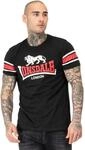 Lonsdale Men's HEMPRIGGS T-Shirt, Black/Red/White, XXL