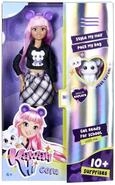 Simba 105953976 - Kawaii Hi Ankleidepuppe Cora (26 cm) - bewegliche Modepuppe zum