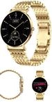 XCOAST SMARTWATCH SIONA 2 Elegance Citrin Gold &ndash; Damen Smartwatch Klein, AMOLED