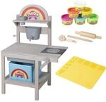 roba x Play-Doh Spielk&uuml;che aus FSC-zertifiziertem Holz - Inkl. 3D-Kreativmatte, 6