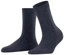 FALKE Damen Socken Cosy Wool W So Wolle Kaschmir einfarbig 1 Paar, Blau Dark Blue