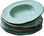 LOBERON Suppenteller 6er Set Biarr&eacute;, unregelm&auml;&szlig;ig geformt, zeitloses Design,