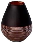 Villeroy und Boch Manufacture Swirl Vase Soliflor, 12,2 cm, Kristallglas,