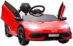 HOMCOM Kinder Elektroauto Lamborghini Aventador SVJ Roadster 12V Kinderauto mit...
