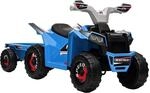 HOMCOM Kinder Quad Elektro 6V Kinderquad Anh&auml;nger 1,5-3 Jahre Blau |...