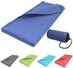 ZOLLNER Strandtuch aus Mikrofaser - leichtes und saugstarkes Handtuch in 90x180 cm -