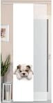 Gardinenbox 2er Set Schiebegardine Fl&auml;chenvorhang Wildseide Optik und Voile Paneel,