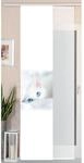 Gardinenbox 2er Set Schiebegardine Fl&auml;chenvorhang Wildseide Optik und Voile Paneel,