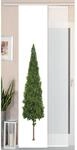 Gardinenbox 2er Set Schiebegardine Fl&auml;chenvorhang Wildseide Optik und Voile Paneel,