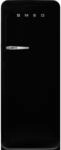 Smeg FAB28RDBLM6 Standk&uuml;hlschrank mit Gefrierfach schwarz matt / C
