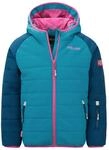 Trollkids Kids Hafjell Snow Jacket PRO 128, Dark Turquoise/Madeira Blue