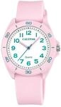 Calypso Kinderuhr Analog - Kautschuk Rosa - Quarzwerk - Robustes Glas - Wasserdicht